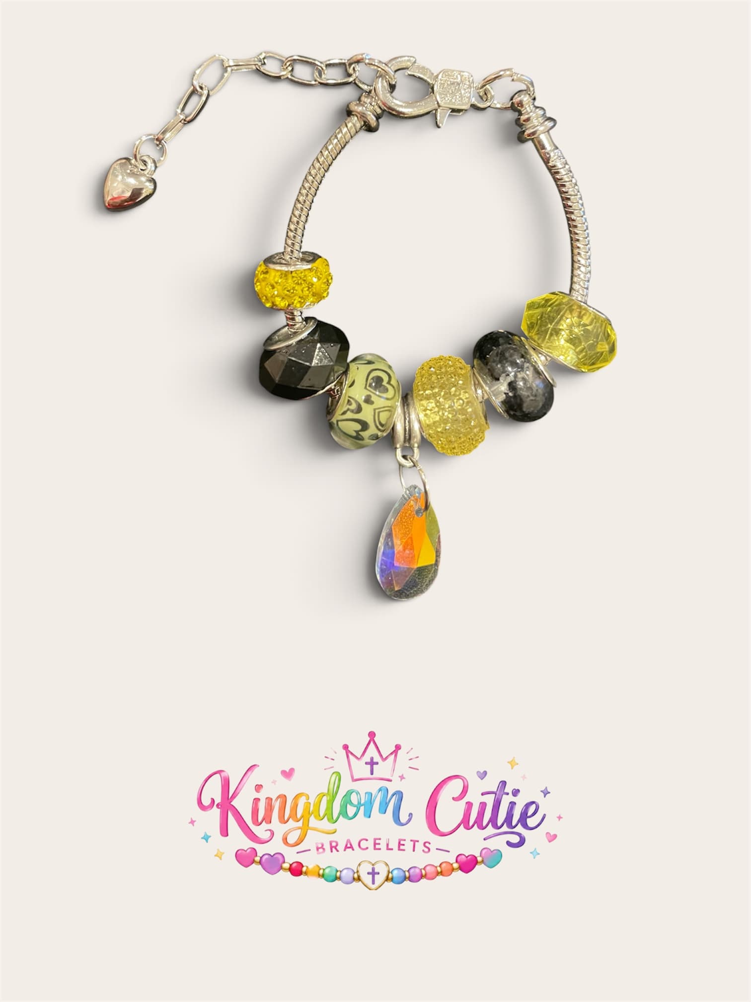 Crystal Teardrop Bracelet